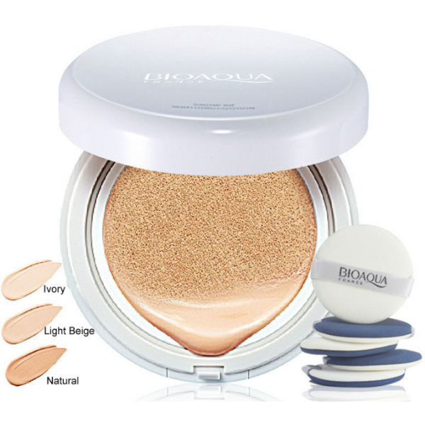 

Воздушный кушон от BIOAQUA. Air Cushion BB Cream №3. С розовым подтоном