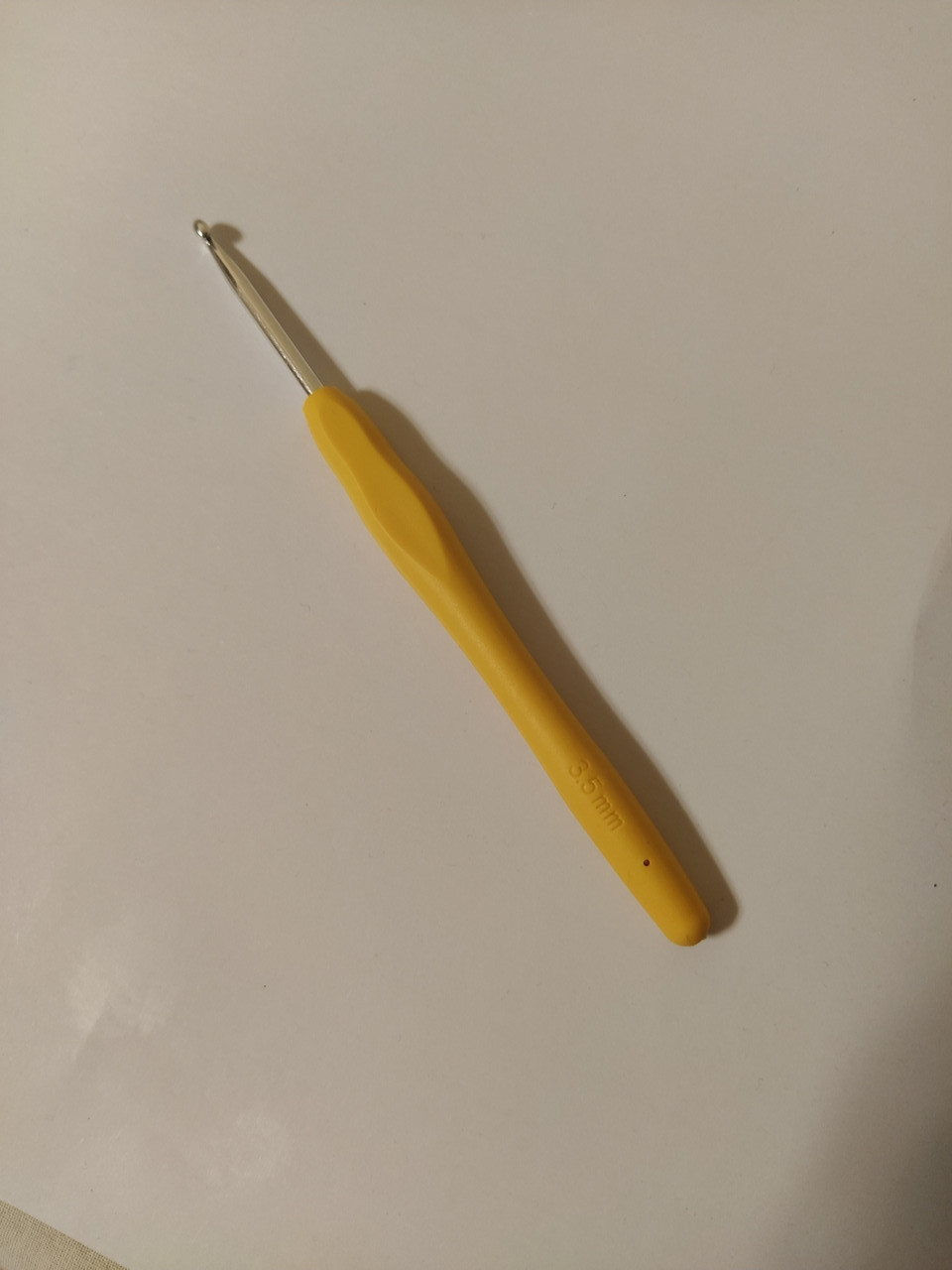 Гачок для в'язання з силіконовою ручкою 3.5 мм