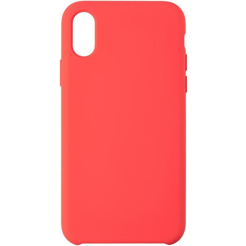 

Чехол Silicone Case оригинальный для iPhone X XS Rose Red (25), Красный