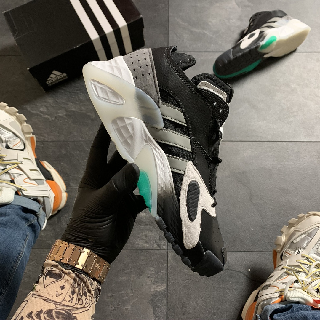 

Adidas Streetball Black White (Черный), Чёрный