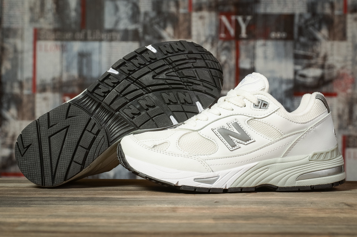 

Кроссовки женские 16881, New Balance 991, белые, < 37 38 > р. 37-23,5см. 38, Белый