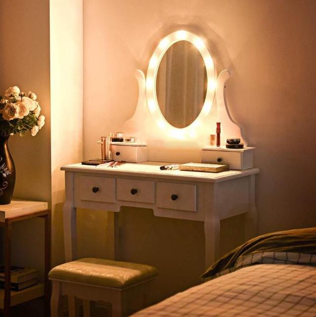 Туалетный столик Альбасете с подсветкой зеркала (4)