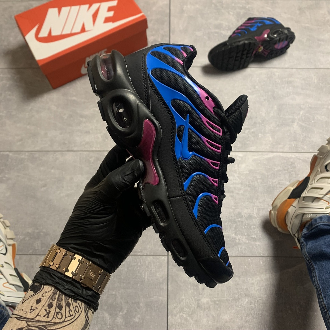 

Nike Air Max TN Plus Black and Blue (Чёрный Синий)