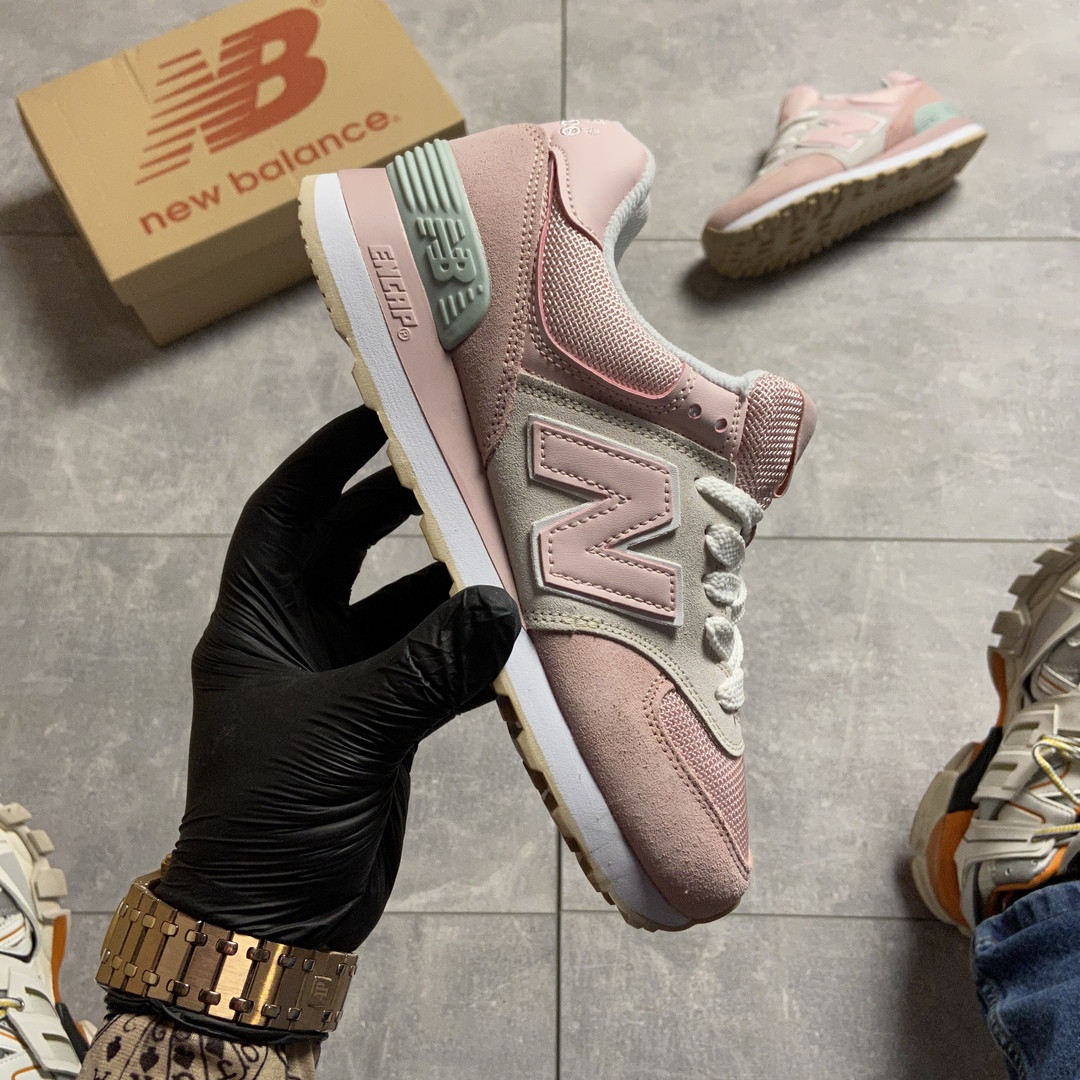 

New Balance 574 Pink Suede (Розовый)