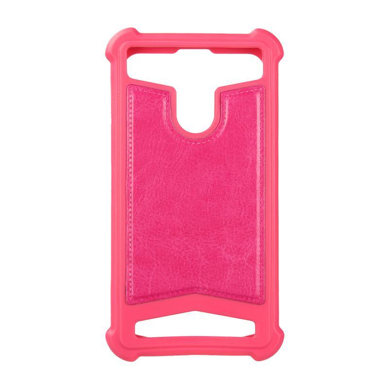 

Universal Soft Leather Case 5,5"-5,7" Pink, Розовый