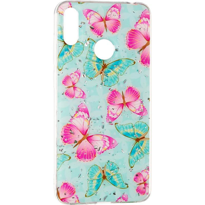 

Deep Shine Flowers Case for Samsung A405 (A40) Butterfly, С рисунком