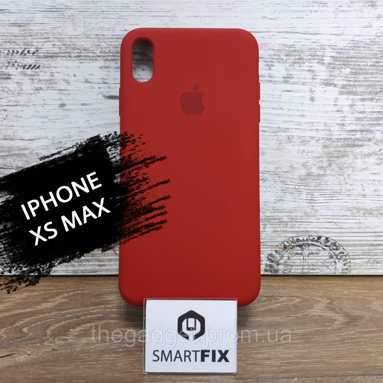 

Силиконовый чехол для iPhone XS MAX Full Soft Темно-красный