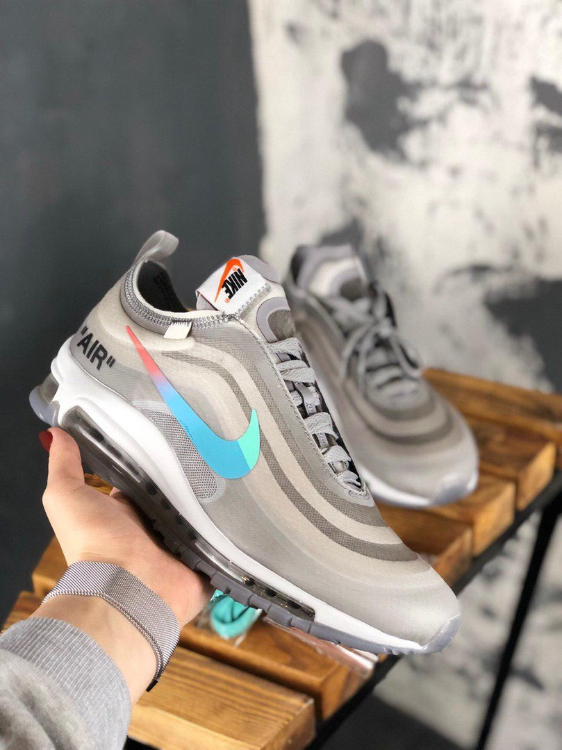 

Nike Off-White x Nike Air Max 97 Menta (Серый)