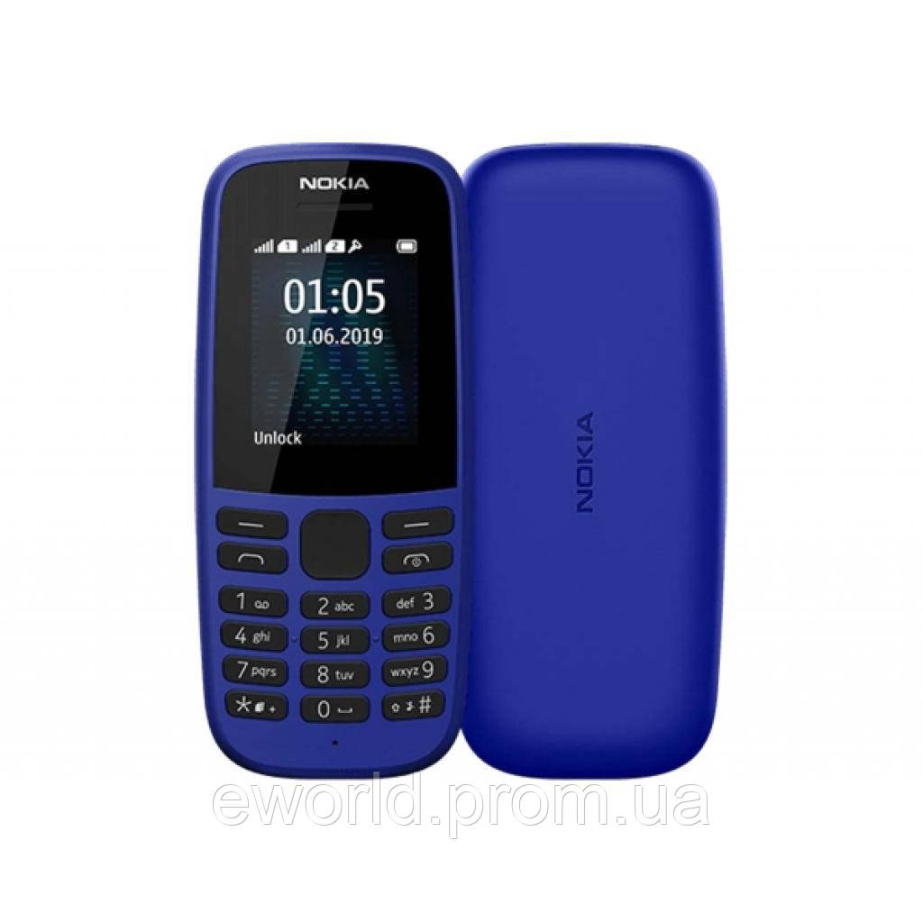 

Мобильный телефон Nokia 105 SS 2019 Blue (16KIGL01A13), Синий