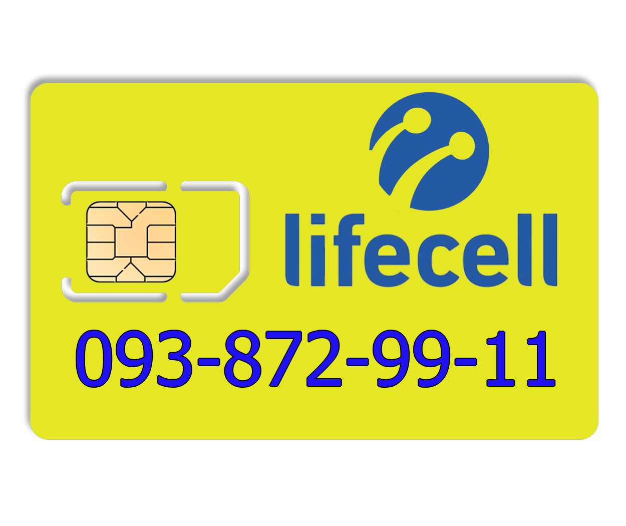 

Красивый номер lifecell 093-872-99-11