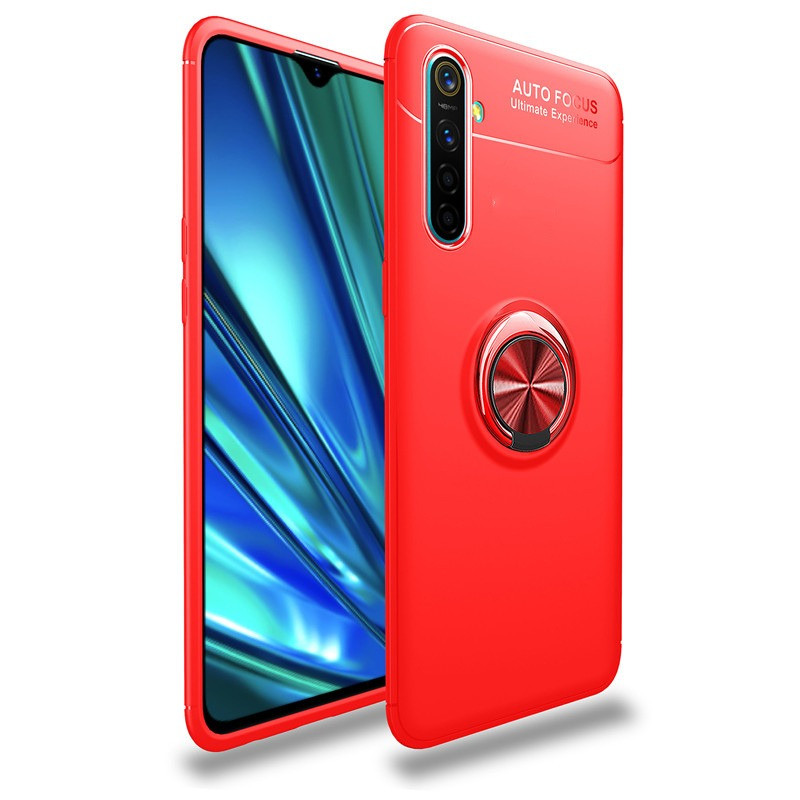 

Чехол Fiji Hold для Realme C3 бампер накладка с подставкой Red, Красный