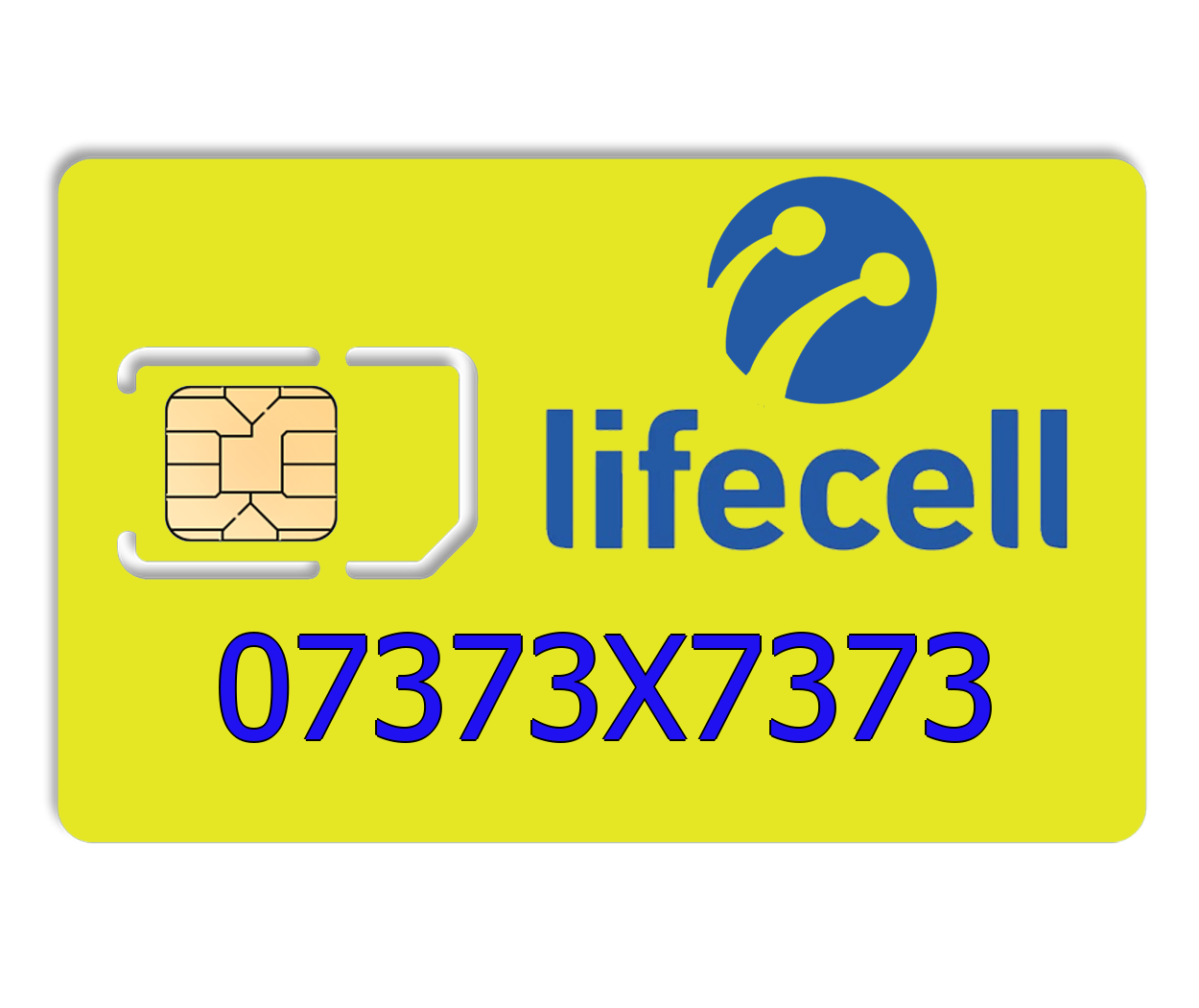 

Красивый номер lifecell 07373X7373