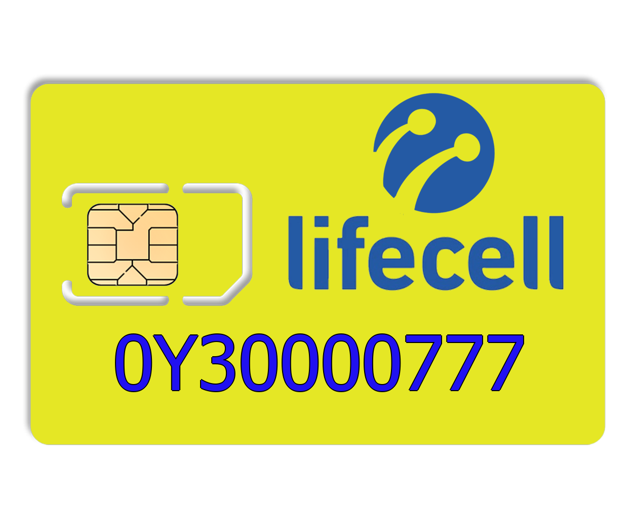 

Красивый номер lifecell 0Y30000777