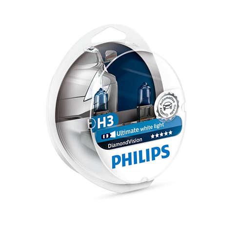 

Лампа галогенная Philips H3 Diamond Vision (12336DVS2)