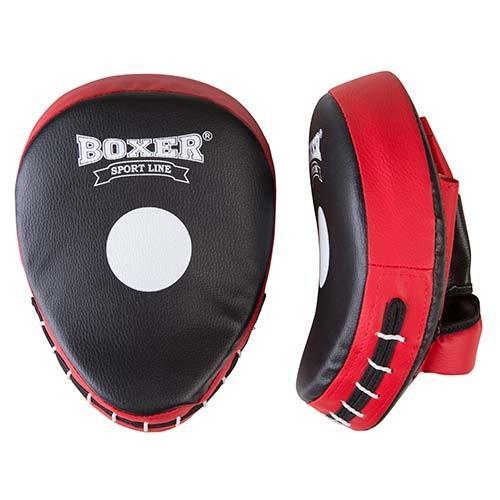 

Лапа "кобра" Boxer, кожвинил, красно-черныая
