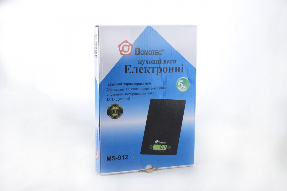 

Кухонные весы Domotec MS 912 / CK 1912 до 5кг от 100г