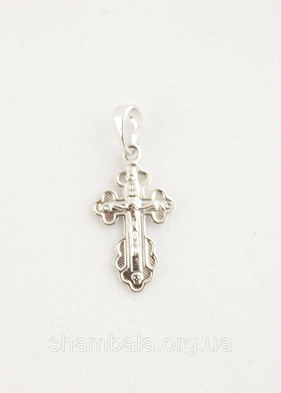 Кулон для підвіски Xuping Jewelry хрестик срібло (082172)