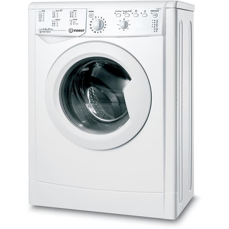 

Пральна машина з фронт. загр. Indesit IWSB61051CECOEU, 6кг, 1000, A+, 42см, Білий