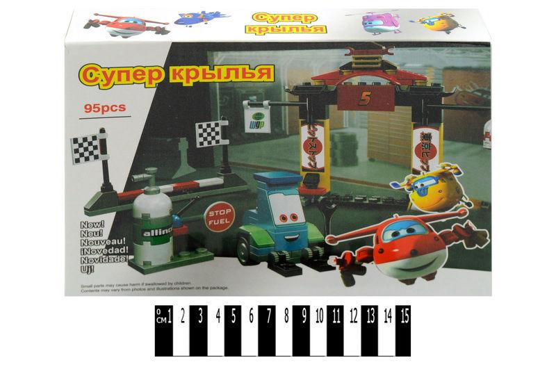 

Конструктор Brick Суперкрила. Джетт і його друзі 95 дет. Y035 р.26х19х4,5см. (шт.)