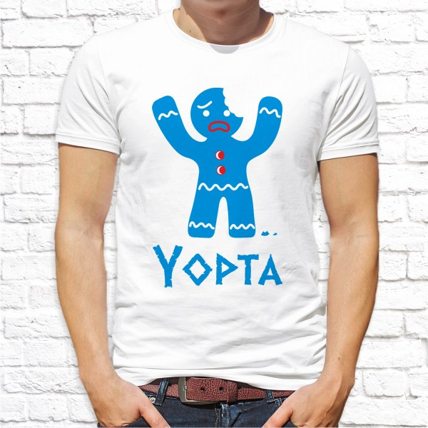 

Мужская футболка с принтом "Yopta" Push IT