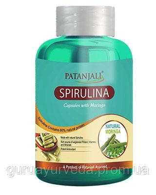 

Спирулина с морингой 60 капс., Патанджали (Spirulina with moringa 60 caps., Patanjali)