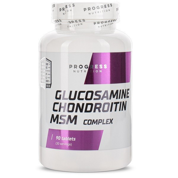 

Хондропротектор Progress Nutrition Glucosamine Chondroitin MSM (90 таб.)