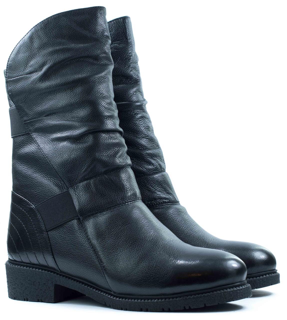 

Ботинки Женские Зимние Кожанные Чёрные VITTO ROSSI WA305-08771BM 36 размер, Чёрный