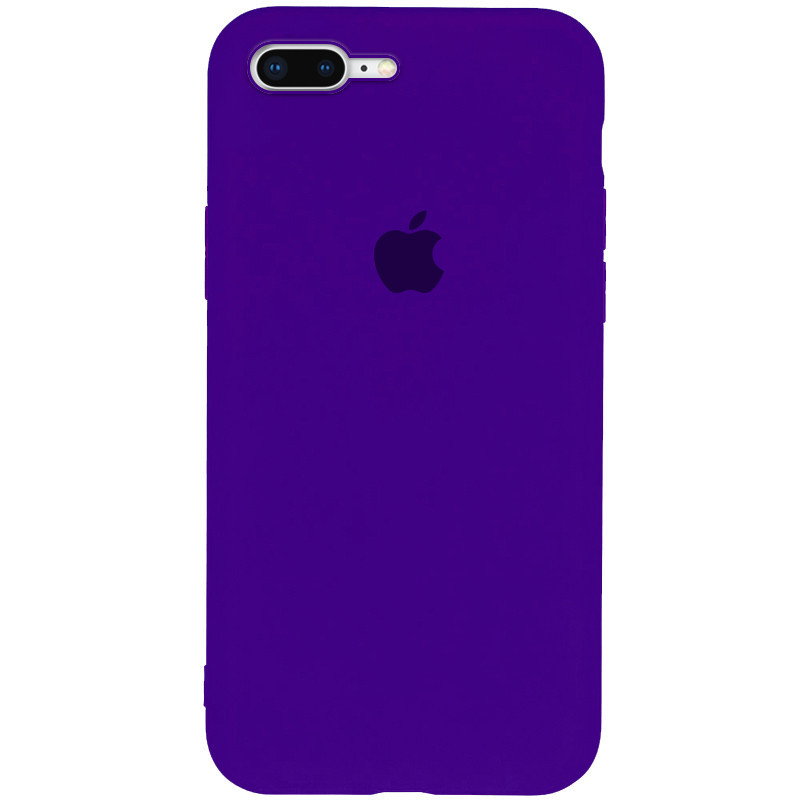 Чехол Silicone Case Slim Full Protective для Apple iPhone 7 plus / 8 plus (5.5"), Фиолетовый / ultra violet