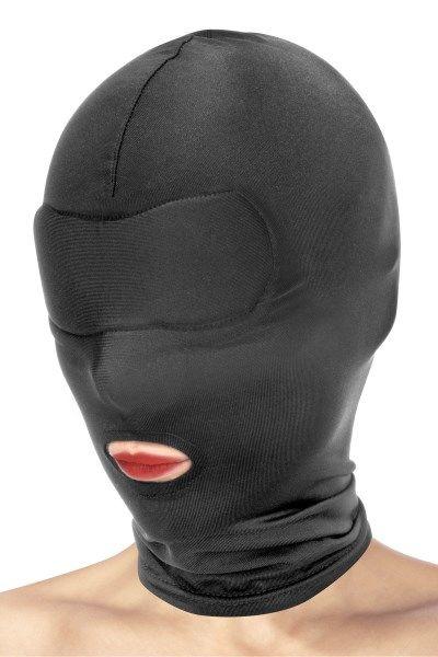 БДСМ маска на голову с открытым ртом Fetish Tentation Open Mouth Hood