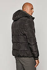 Зимняя короткая чёрная мужская куртка Medicine, фото 2
