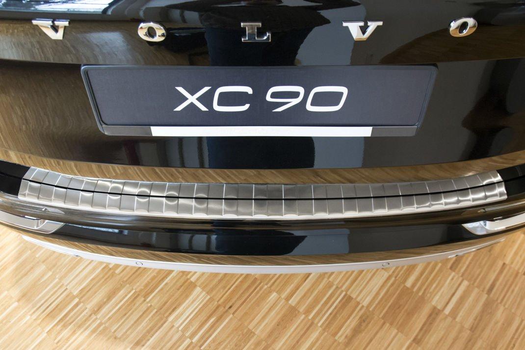 Захисна накладка на задній бампер для Volvo XC90 ll 2015+ /нерж.сталь/, фото 2