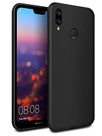 Силиконовый чехол Soft Touch для Huawei P Smart 2019 black