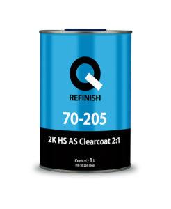 

Q-Refinish 70-205 Лак 2K HS AS CLEARCOAT 2:1 (1л) + Отвердитель HS AS normal (0,5л)