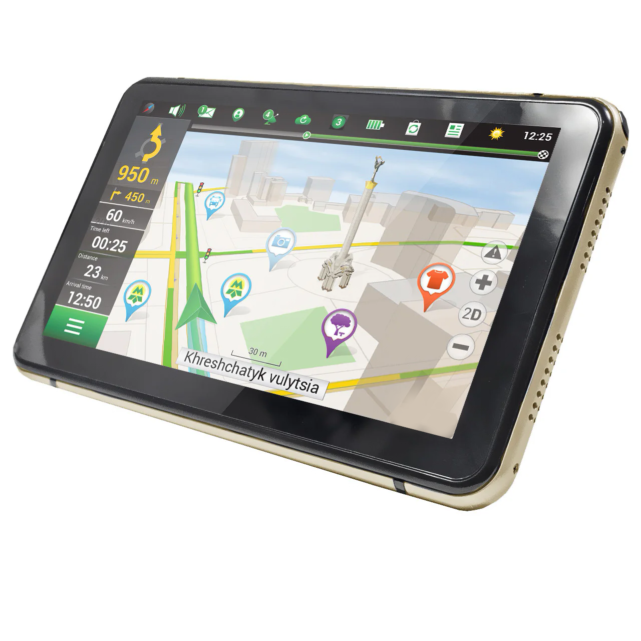 GPS навигатор-видеорегистратор 7