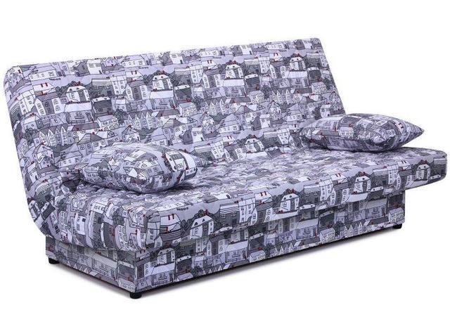 Диван-кровать Ньюс City gray с двумя подушками
