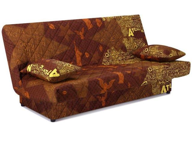 Диван-кровать Ньюс State brown с двумя подушками