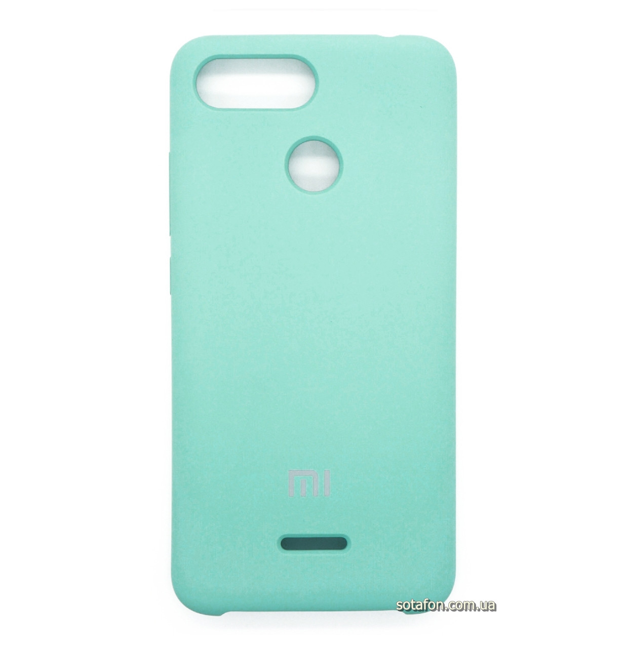 

Чехол-накладка Original Silicone case на Xiaomi Redmi 6 Mint, Ментоловый