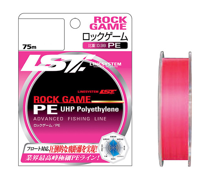 

Шнур плетеный LineSystem ROCK GAME PE #0.4, Розовый