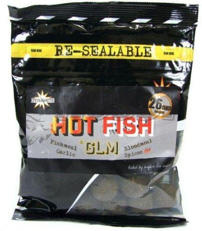 

Бойлы тонущие DYNAMITE BAITS Hot Fish & GLM (мидии) 26mm, 350g - DY1007