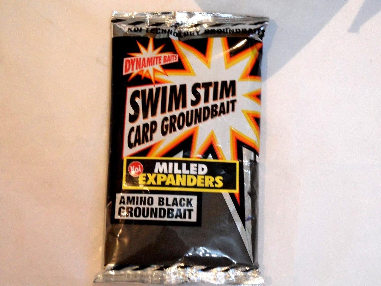 

Прикормка Dynamite Baits Swim Stim Milled Expanders Amino Black 750g DY1409