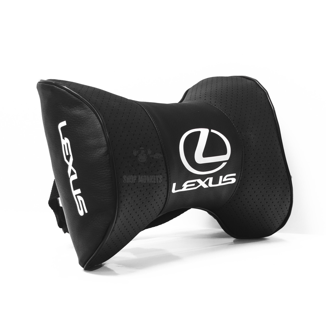 Подушки на підголовник з логотипом автомобіля Lexus (Чорний колір)