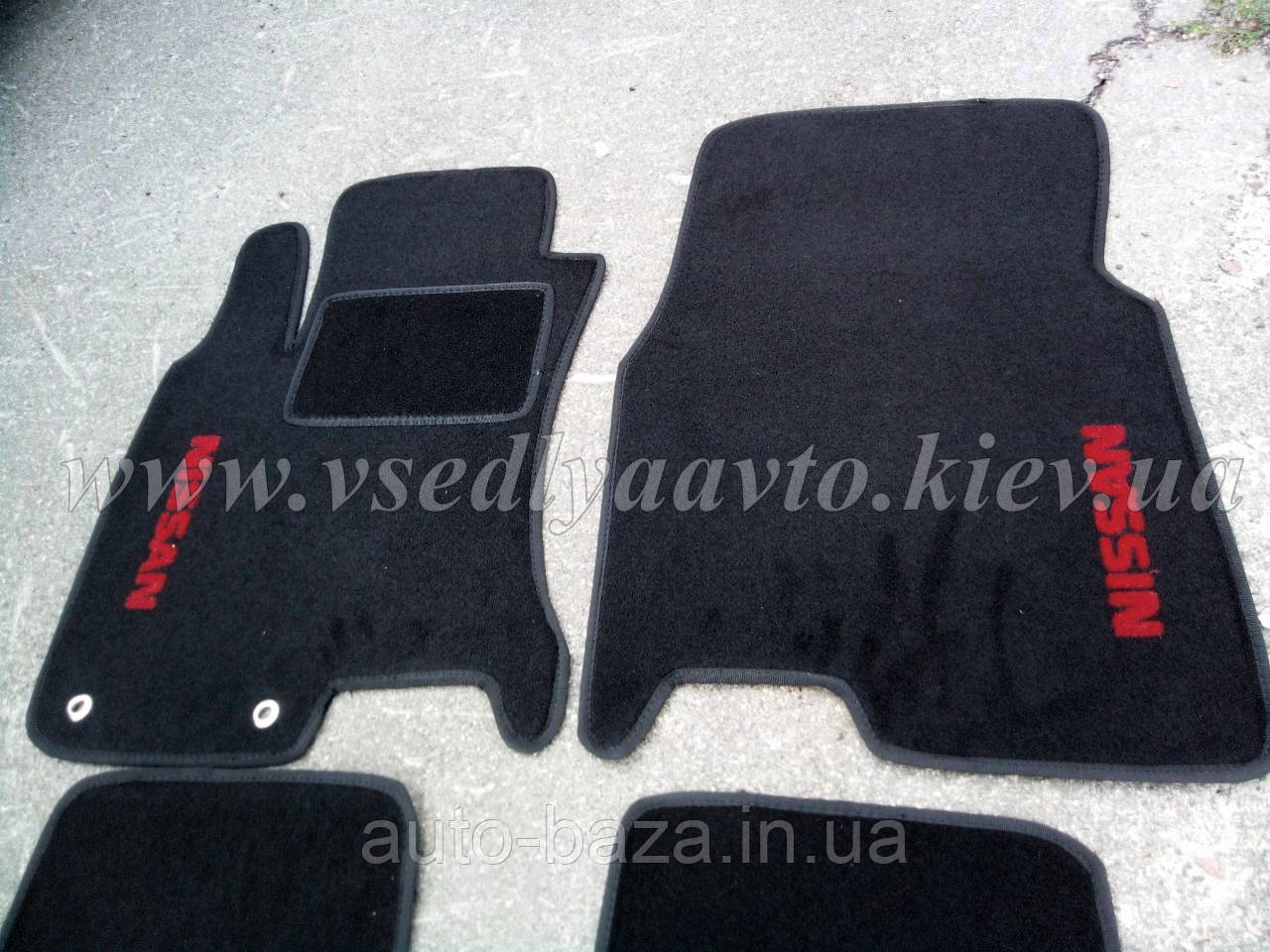 

Ворсовые коврики передние NISSAN Qashqai с 2007-2013 гг., Черный