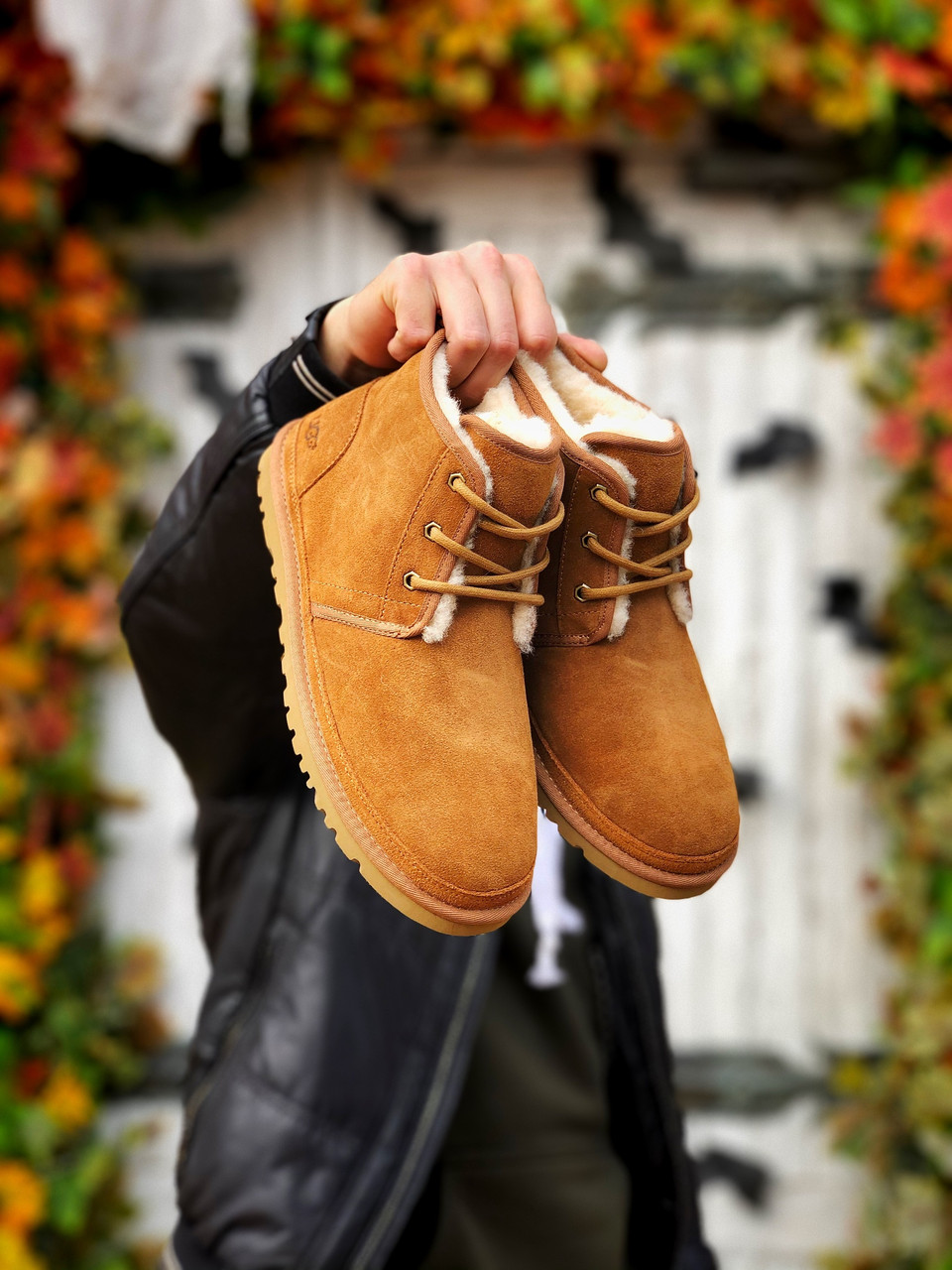 

Угги мужские UGG Australia рыжие, натуральная замша, мех 100%, прошиты. Код Z-2031