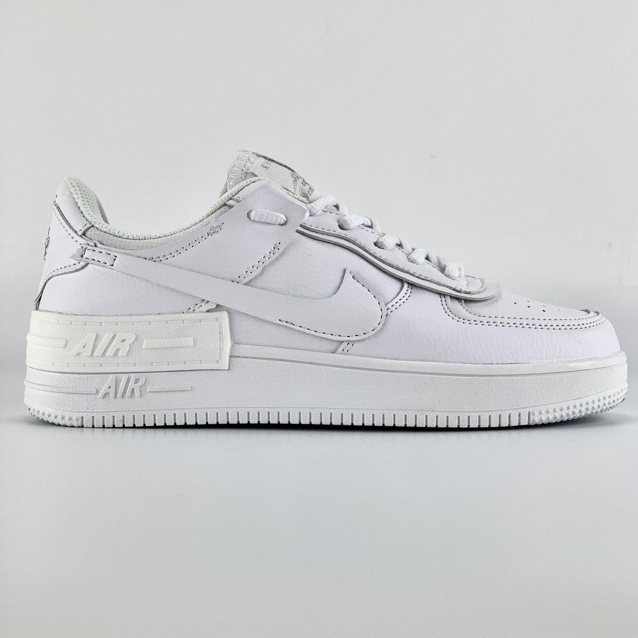 

Кроссовки женские Nike Air Force белые, Найк Аир Форс, прошиты, код SH-1194, Белый