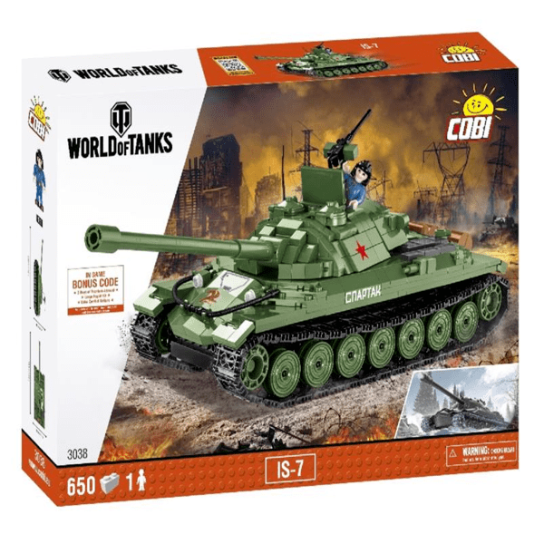 

Конструктор COBI World Of Tanks ИС-7 (650 деталей