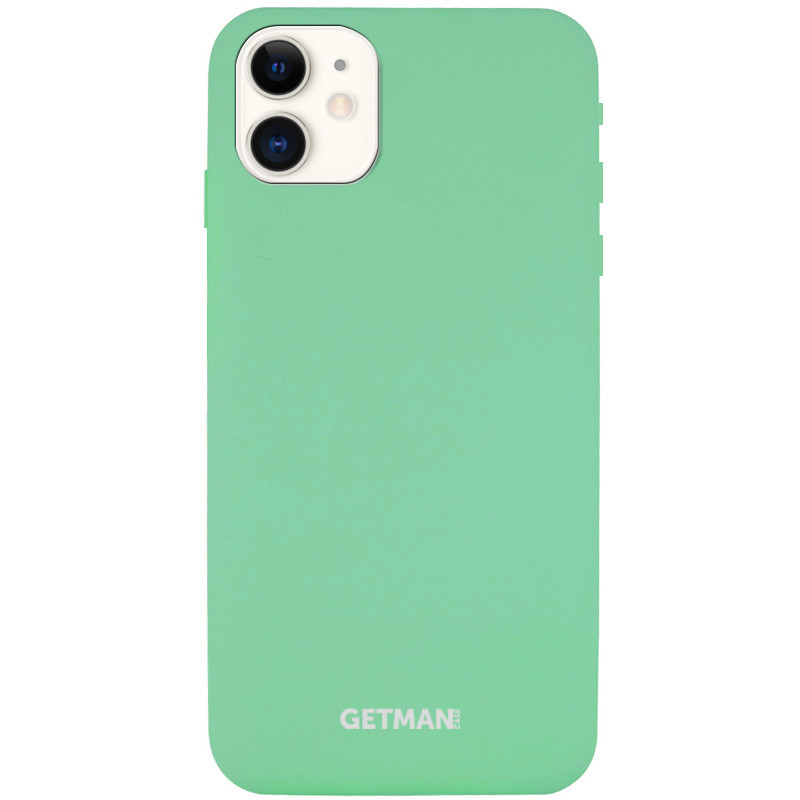 

Чехол на / для Apple iPhone 11 книжка, бампер, накладка Silicone Case GETMAN for Magnet, Зеленый / spearmint