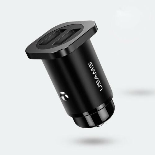

АЗУ USAMS US-CC054 C7 Metal с быстрой зарядкой (2USB 4.8A), Черный