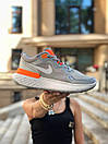 Кросівки чоловічі Nike React Grey White Orange, фото 9