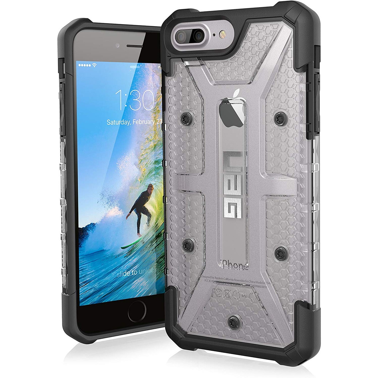 

Ударопрочный чехол UAG Plasma для Apple iPhone 6/6s plus / 7 plus/8 plus, Бесцветный