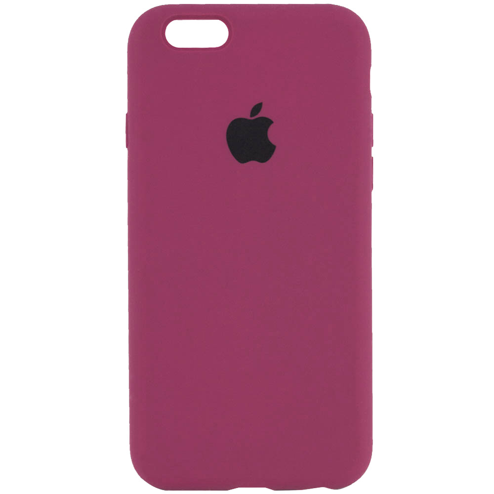 

Чехол на / для Apple iPhone 6 / 6s книжка, бампер, накладка Silicone Case Full Protective (AA), Красный / rose red